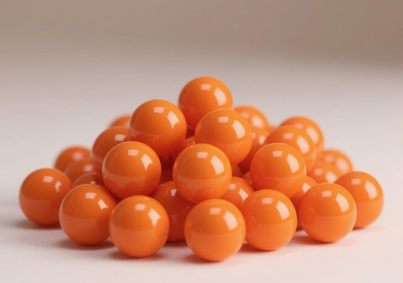 Lambid 100 Counts .61 Caliber Nylon Balls - 2.6 Grams 61 Cal Reusable Solid Plastic Ammunition Less Lethal Projectiles Ammo for Target Practice and Self Defense Compatible with Byrna CL