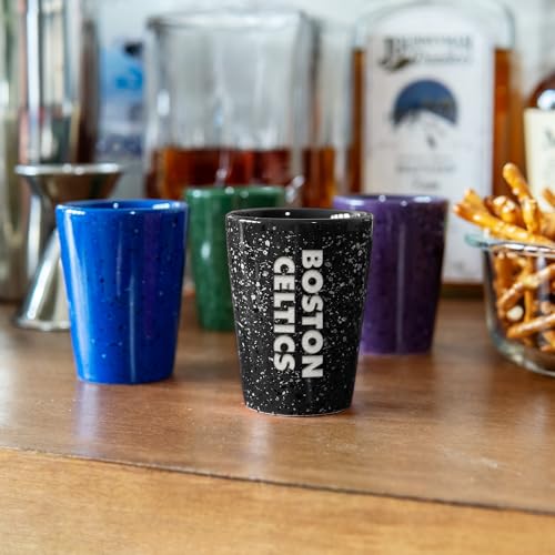 NBA Boston Celtics 2oz Ceramic Shot Glass - Black