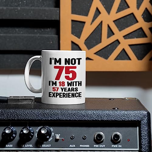 75th Birthday Gifts Mug 11oz Funny Gift for Women Men 1951 - 75 Year Old Celebration