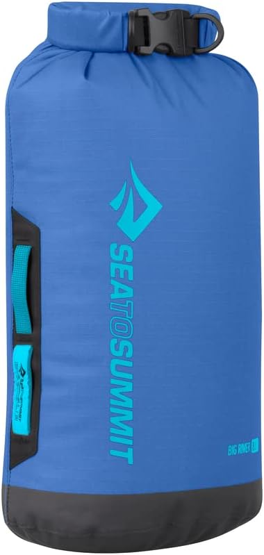 Sea to Summit Big River Dry Bag - Heavy-Duty Waterproof Storage, 8L, Surf Blue