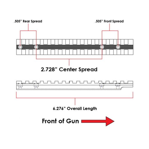 Evolution Gun Works Marlin 917, 982 Picatinny Rail Scope Mount 0 47300