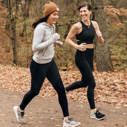 Bluemaple 4-Pack Women’s High Waist Leggings with Tummy Control & Butt Lift - Large-X-Large