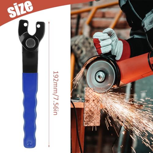 Grinder Wrench Universal Adjustable Pin Angle Grinder Wrench,Suitable for 4 ",5", 6 ",7" and 9" Angle Grinders