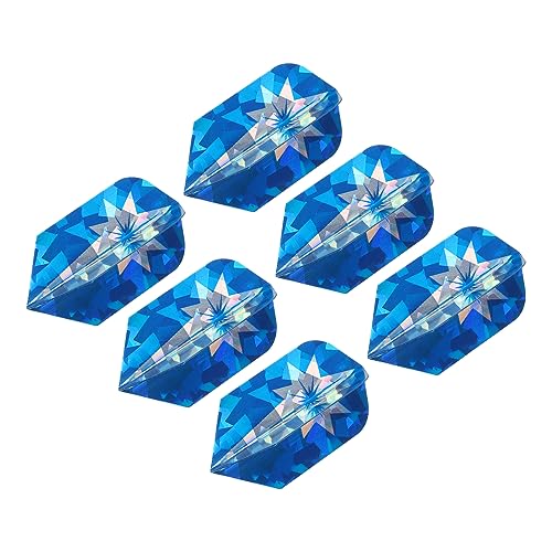 Slim Dart Flights - 6 Pack Unique Design Polyethylene Terephthalate