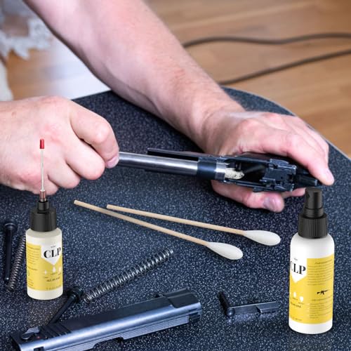 Gun Cleaning Kit with CLP Oil - 2oz & 1oz Needle Oiler