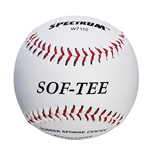 Spectrum Tee Ball - Synthetic Leather Baseball, 1 Count