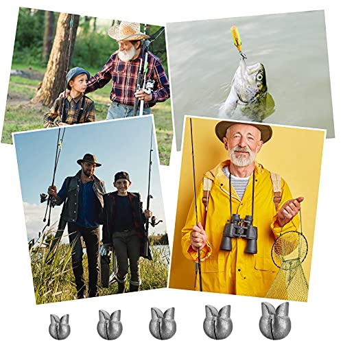 Fishing Split Shot Sinker Kit - 100 Pcs Assorted Weights - Small Size
