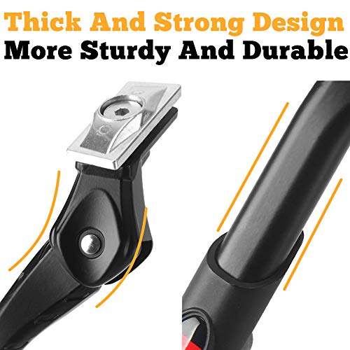 Sataway Bike Kickstand Center Mount Aluminum, Adjustable for 26"-28" Bikes