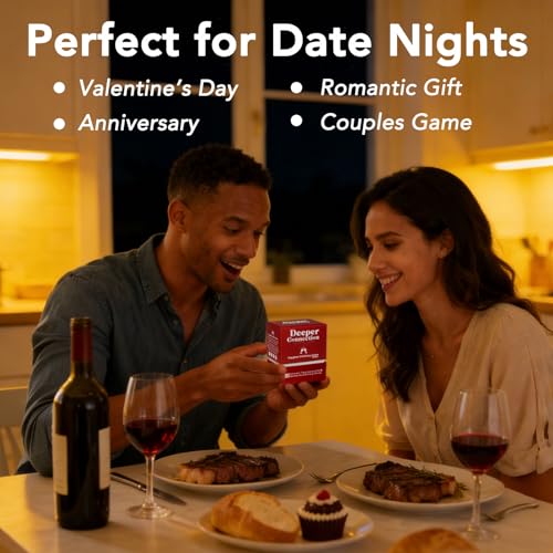 Couples Card Game - 120 Romantic Dares with 3 Heat Levels