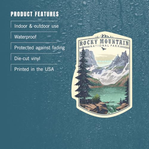 Rocky Mountain National Park Small Sticker - Waterproof Vinyl Decal