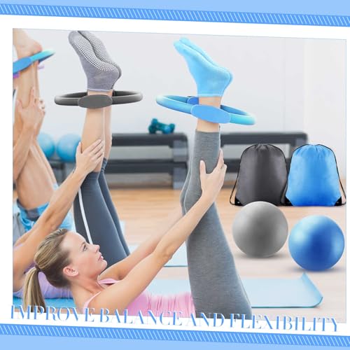 Pilates Equipment Kit for Home Workout - Ring, Ball & Resistance Bands