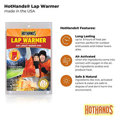 Lap Warmer - 16" x 10" Heat Pack for Long Lasting Warmth