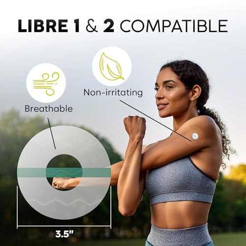 Freestyle Libre 2 Waterproof Sensor Covers – 45 Patches, Easy to Apply