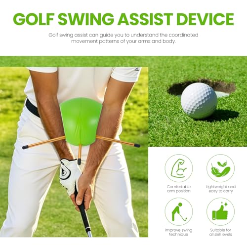 The Connector Golf Swing Trainer - Premium Golf Training Aid by TNZudu