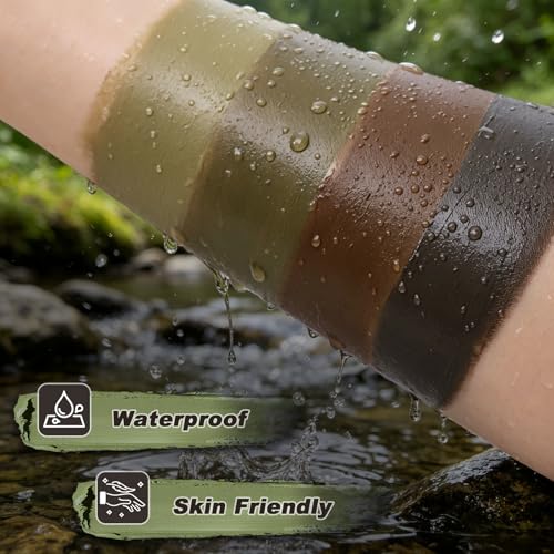 3-Color Woodland Camo Face Paint Kit - Huntsman Edition