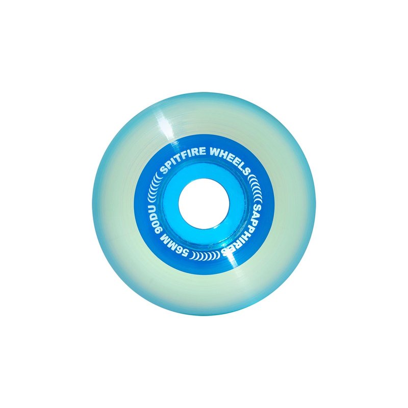 Spitfire Wheels Sapphires 90du 56mm Clear - Blue