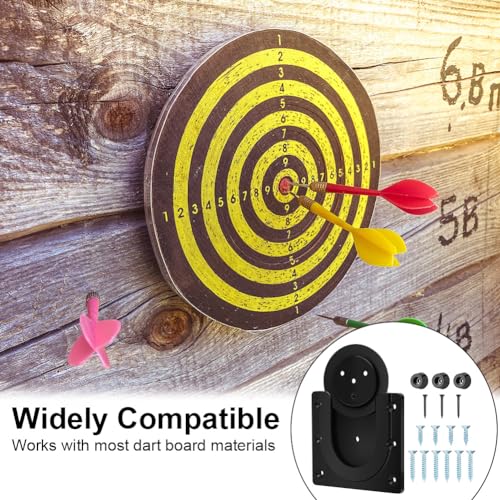 Dartboard Mounting Bracket Kit - Easy Install with Screws & Stabilisers