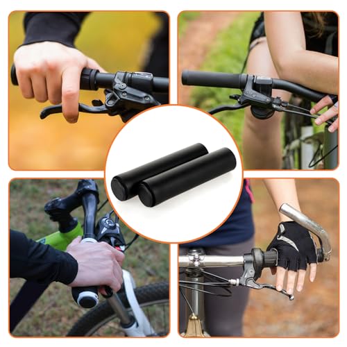 Foam Bike Handlebar Grips - Shock Absorption & Anti-Slip - 2 Pairs