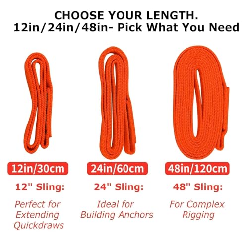 Climbing Sling - 16mm Nylon Webbing, UIAA Certified 22kN