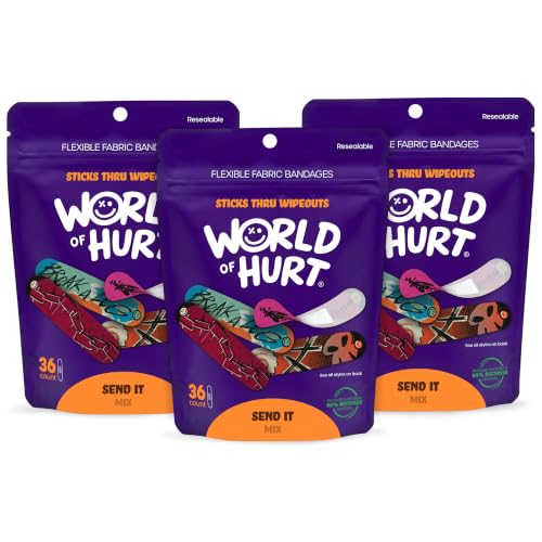 Cool Bandages for Kids & Teens - 108 ct Variety Pack