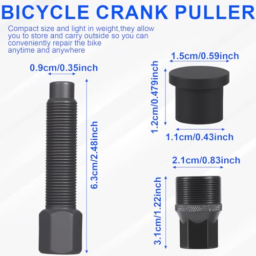 Universal Bicycle Crank Puller and Bottom Bracket Removal Tool