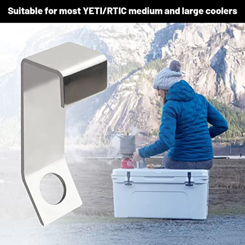 Cooler Lock Bracket Set - Stainless Steel Tie Down Kit, 2 Pack
