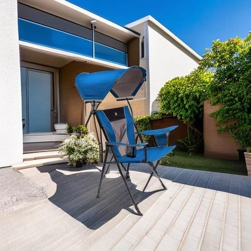 GCI Outdoor SunShade Comfort Pro - Portable Camping Chair with UV Protection | Lightweight Design
