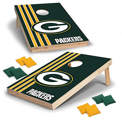 NFL Cornhole Set - Green Bay Packers - 2 Boards & 8 Bags