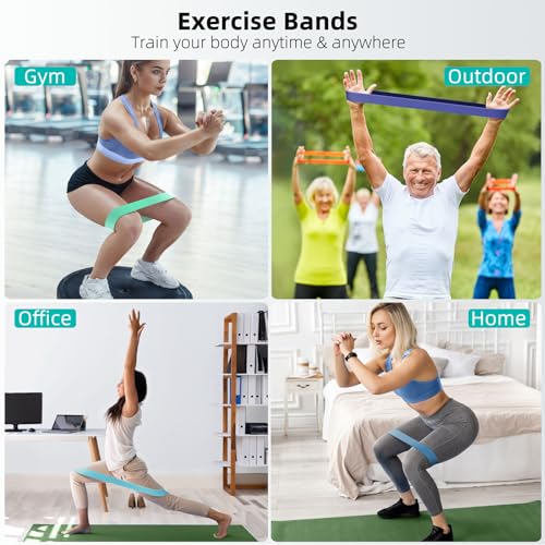 5-Pack Resistance Bands Set for Strength Training & Yoga