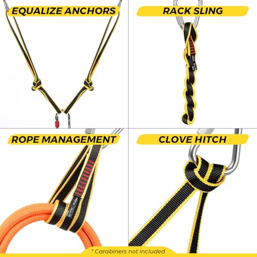 18MM Nylon Climbing Sling Runner - 30cm Webbing Straps