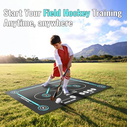 Peneyon B Field Hockey Training Mat - Indoor/Outdoor Stickhandling Practice Equipment
