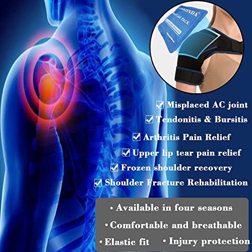 VISKONDA Shoulder Brace Sling Immobilizer Large Black – Rotator Cuff Support