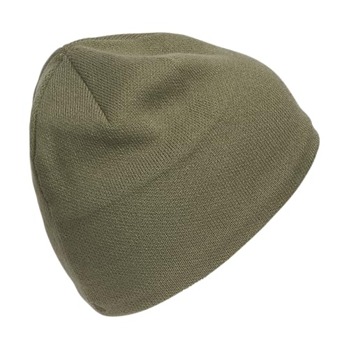 adidas Men's Premium Skully Beanie Olive Strata Green/Black/Carbon Grey One Size