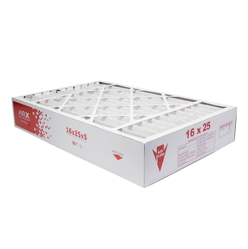 AIRx Filters 16x25x5 MERV 13 HVAC AC Furnace Air Filter Replacement for Honeywell FC100A1029 CF200A1008 CF200D1625, Health 2-Pack, Made in the USA