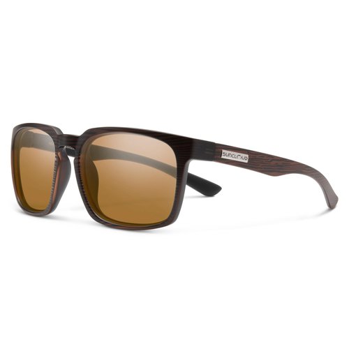 Suncloud Hundo Polarized Sunglasses, Burnished Brown/Polarized Brown, One Size