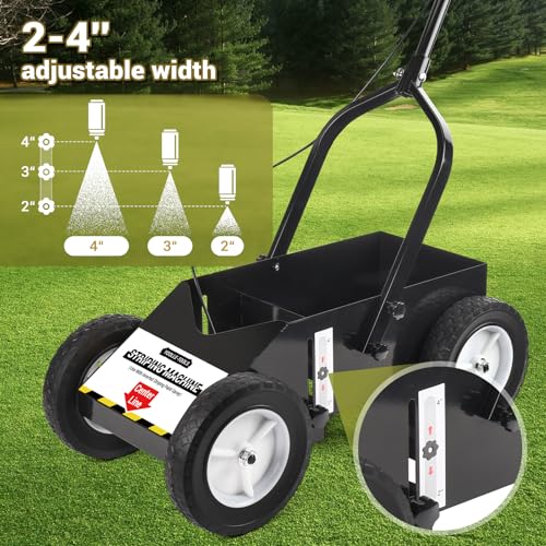 Heavy Duty Line Marking Machine for Inverted Spray Paint - 9.8"x 13"x 28.3"