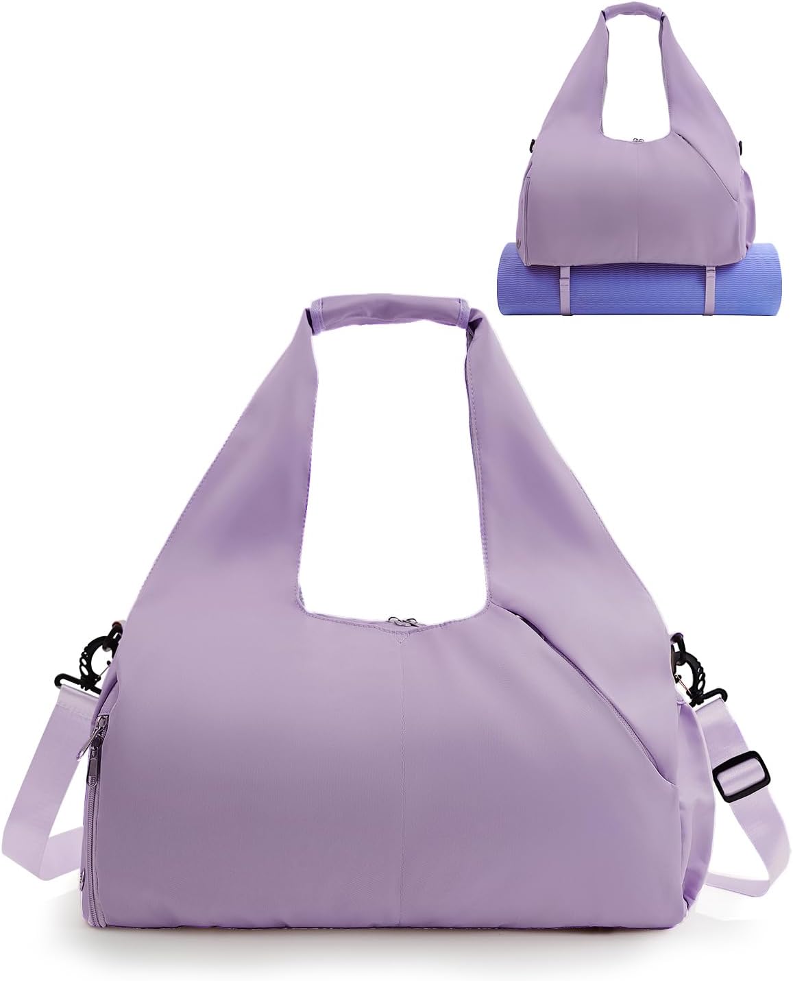 RHDZO Gym Bag for Women - Versatile Yoga Mat Bag with Shoe Compartment & Water Bottle Holder | Stylish Weekender Bag