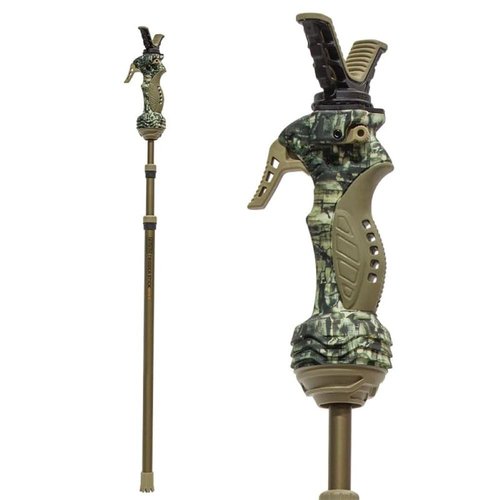 PRIMOS Hunting Trigger Stick Gen3 - Shooting Stick with Adjustable Height, Lightweight Design, and Quick-Detach Yoke for Hunting, Shooting, and Photography (35"-65", Monopod)