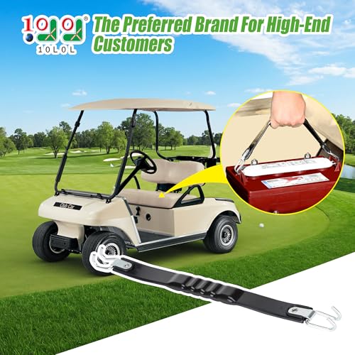 Golf Cart Battery Lifting Strap - Universal Deep Cycle Carrier - 1PC Black