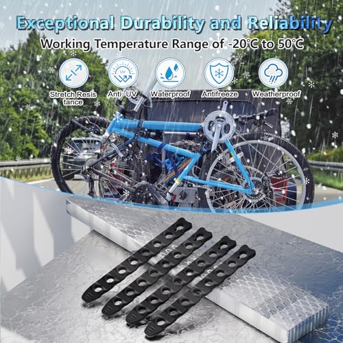 Durable Bike Rack Straps - Wheel Stabilizer Accessory Kit