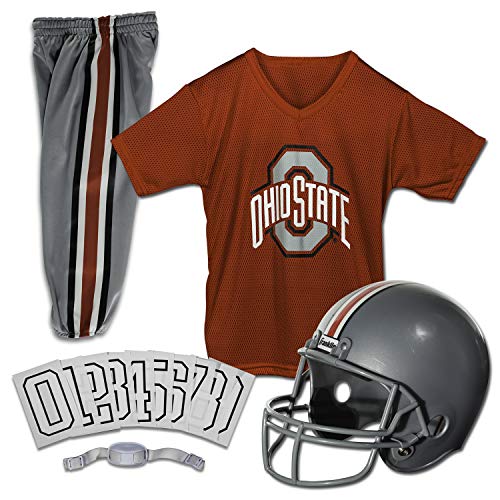 Ohio State Buckeyes Kids Football Uniform Set - Jersey, Helmet & Pants - Small