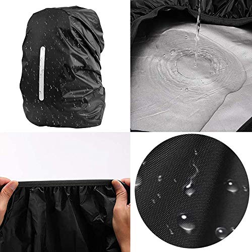 2-Pack Waterproof Backpack Rain Covers for 30-40L Bags
