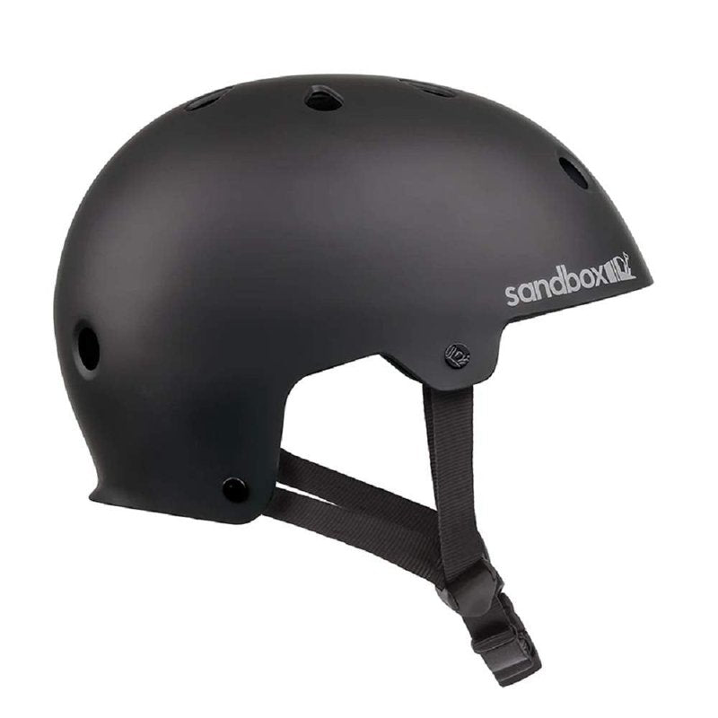 Sandbox Legend Skate Helmet (Matte Black / 3M Logo, Small)