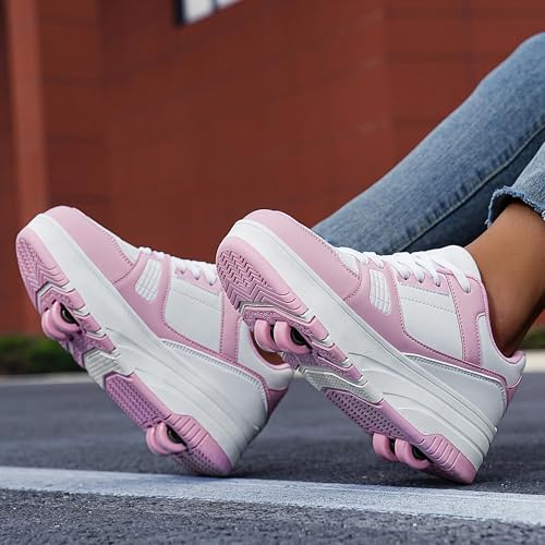 Detachable Wheeled Roller Skate Shoes for Kids and Teens