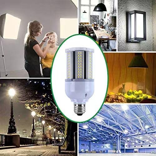 DJDTDTY 36W LED Corn Light Bulb, E26 Base with, 5000K 5000LM LED Light Bulb for Garage Warehouse Workshop Barn (36Watts)
