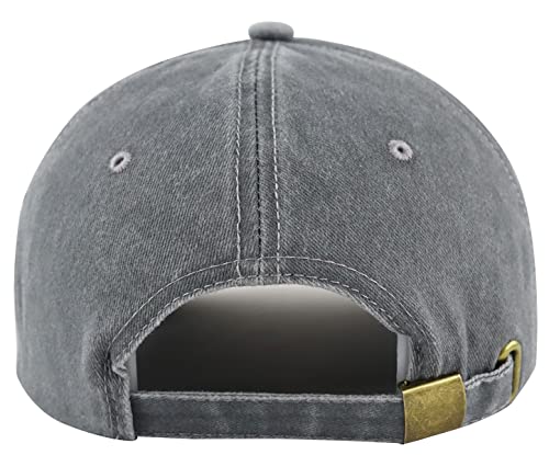 85th Birthday Embroidered Gray Hat - Vintage 1939-1969