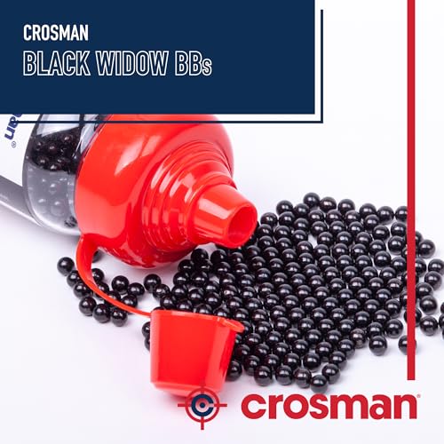 4.5mm Steel BBs - Black-Coated, 5.23 Grains, 1000-Count Bottle
