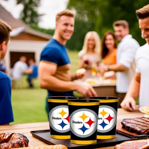 Pittsburgh Steelers Plastic Party Favor Cup - 16 oz Multicolor
