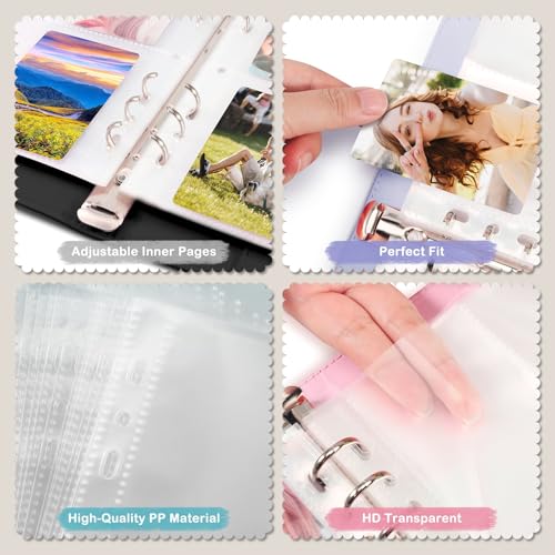 A5 Kpop Photocard Binder with 240 Card Slots and Magnetic Closure