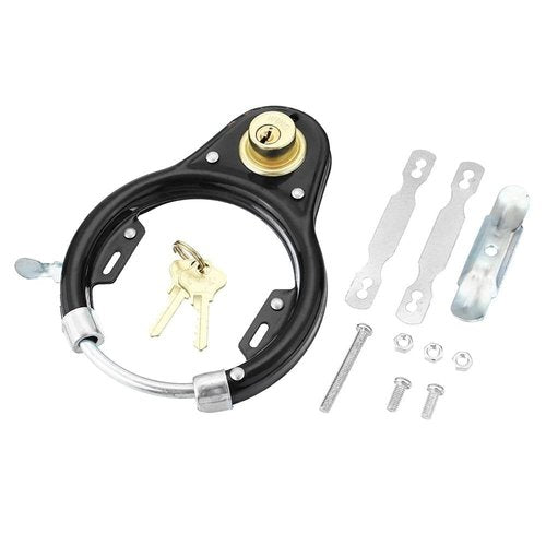 Leadigol Steel Bike Locks with Key,Bicycle Bike Lock Portable for Bike,Cycling Wheel Lock Anti Theft Bicycle Locks Chain